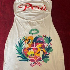 Tube Dress With Peru Logo